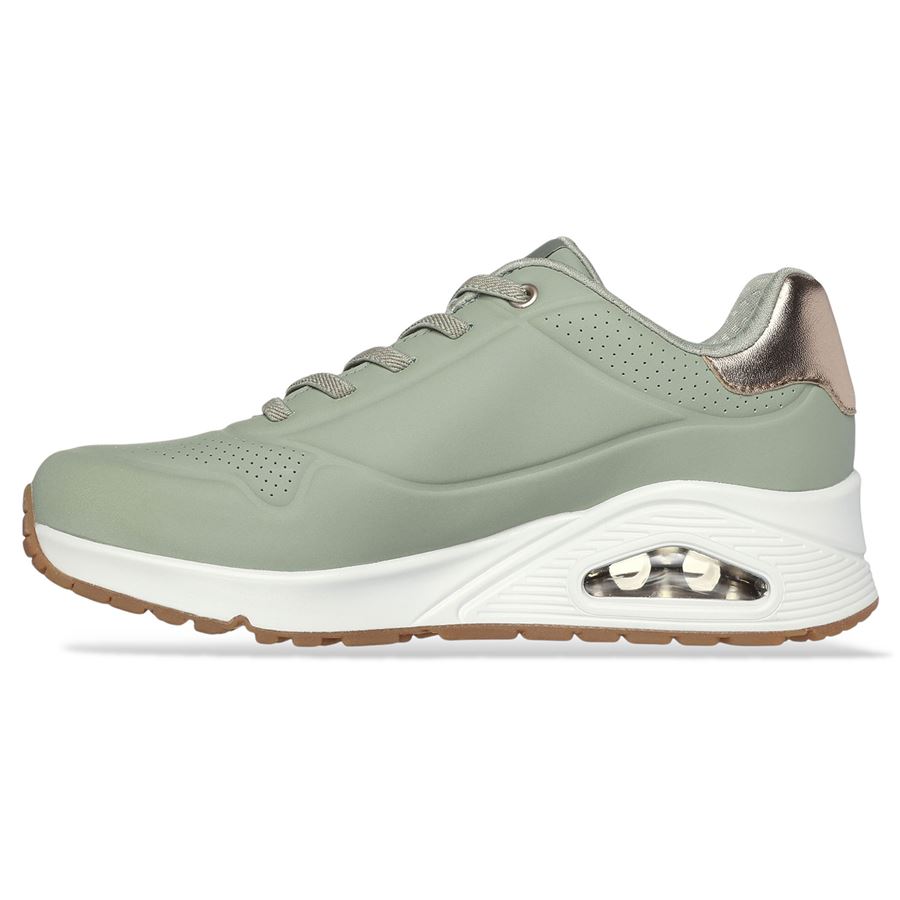 Uno Shimmer Away sneakers da donna Skechers | 155196SAGE